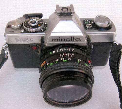 MINOLTA XG1 : MD ROKKOR 50mm1:1.7 :  MADE IN JAPAN
