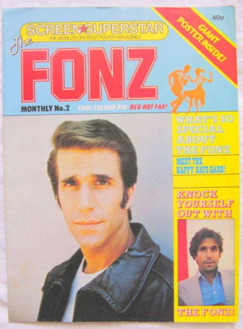 Screen Superstar Monthly - No. 2 - With Fonz Giant Poster