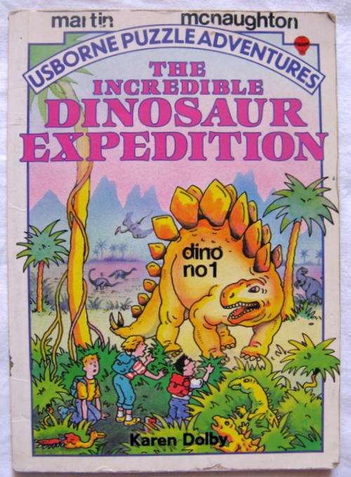 USBORNE PUZZLE ADVENTURES : THE INCREDIBLE DINOSAUR EXPEDITION : PAPERBACK
