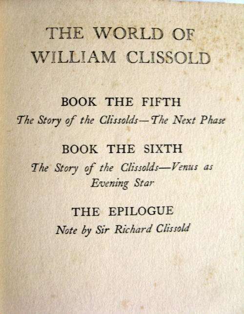 The World Of William Clissold - H G Wells - Hardcover 1926  (The pages have browned)