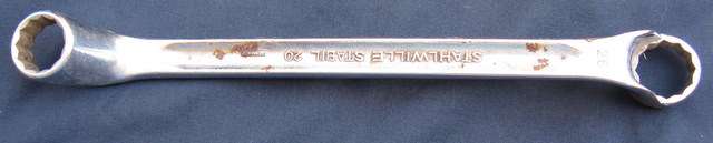 DOUBLE ENDED RING SPANNER : STAHLWILLE STABIL 20 : GERMANY :  24/26