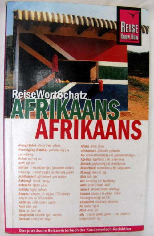 ReiseWortschtz: Afrikaans/German - Joseph Van Zyl - (Pocket Size)