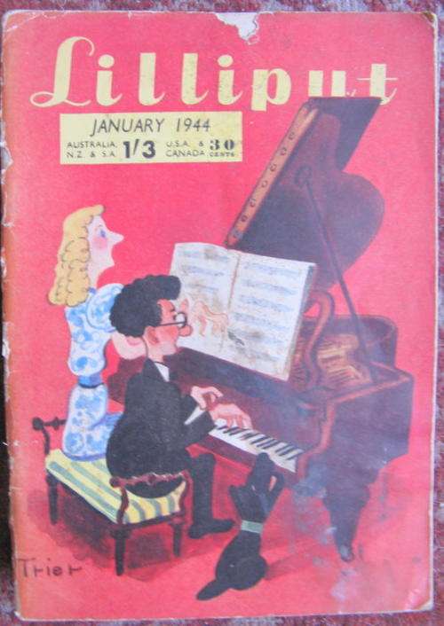 Lilliput - Jan 1944 - Vol 13  No 6  Issue No 78 - Paperback (Cover Torn Along Spine)
