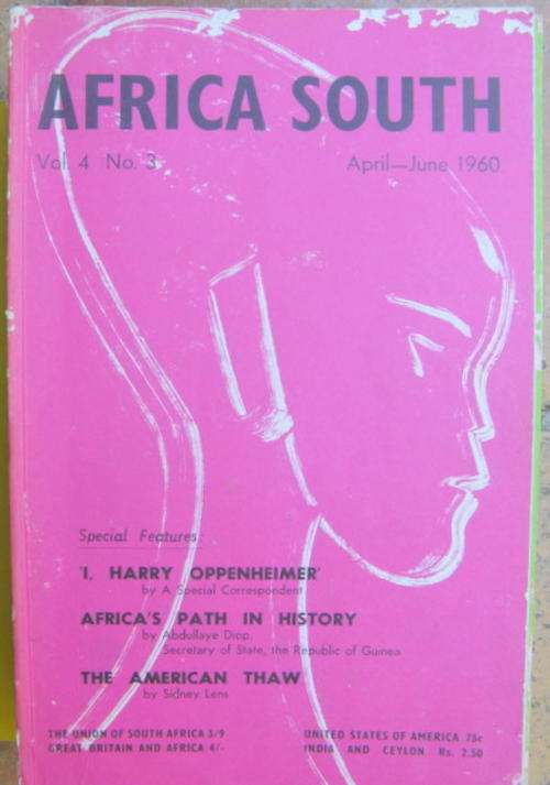 Africa South - Vol 4 No 3 - April-June 1960 - Paperback  (See Pictures)