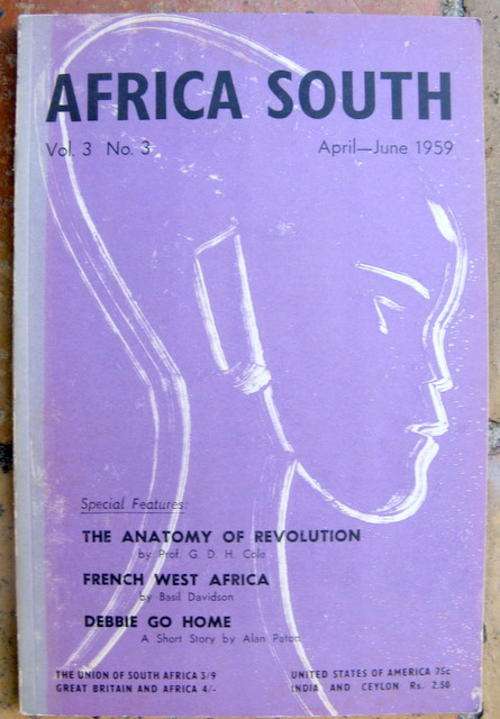 Africa South - Vol 3 No 3 - April - June 1959 - Paperback