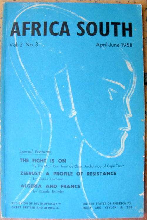 Africa South  - Vol 2 No 3 -  April-June 1958 - Paperback  (See Pictures)