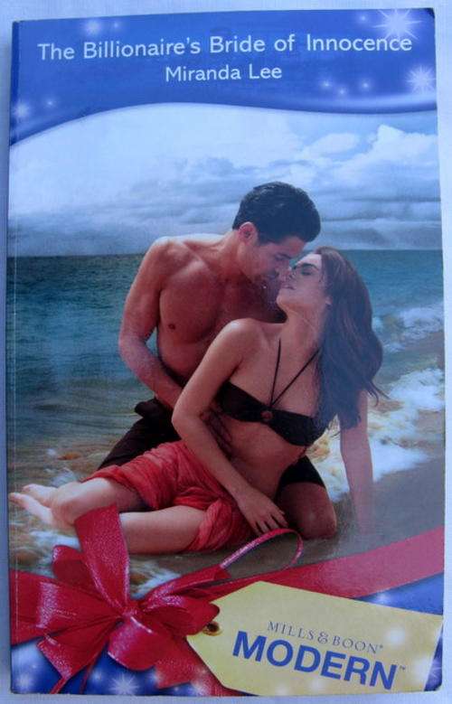 THE BILLIONAIRE'S BRIDE  OF  INNOCENCE  BY MIRANDA LEE  MODERN  MILLS  & BOON PAPERBACK