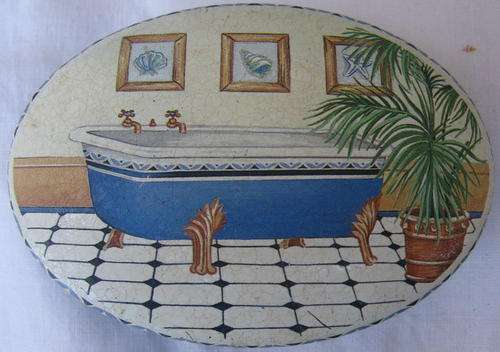OVAL TIN : 8.5cm LONG - 6cm WIDE : EXCLUSIVELY FOR HORUS INT. CAPE TOWN BY MISHA DESIGN STUDIO