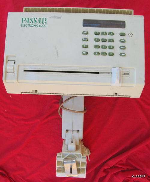 PART FOR - PASSAP ELECTRONIC 6000 : **NOT FULLY TESTED**NEEDS CLEANING**
