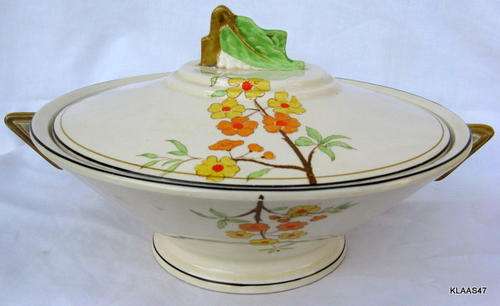 BURLEIGH WARE : IVORY : SERVING DISH - Rd 765416 : 22cm DIAMETER -8cm DEEP