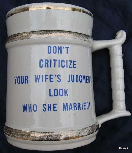 MUG : DON`T CRITICIZE....  : WARRANTED 22 CARAT GOLD : PRINCE WILLIAM: MADE IN ENGLAND