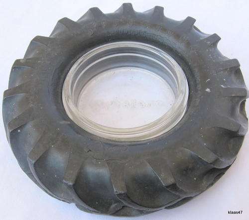 FIRESTONE - TRACTOR : ASHTRAY : 16cm DIAMETER (OUTER) : ASHTRAY - 8cm DIAM
