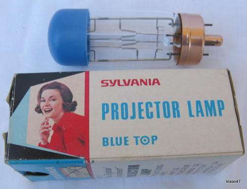 SYLVANIA : PROJECTOR LAMP x 2 : BLUE TOP : SYL-178 : 250V-300W : G.17q.