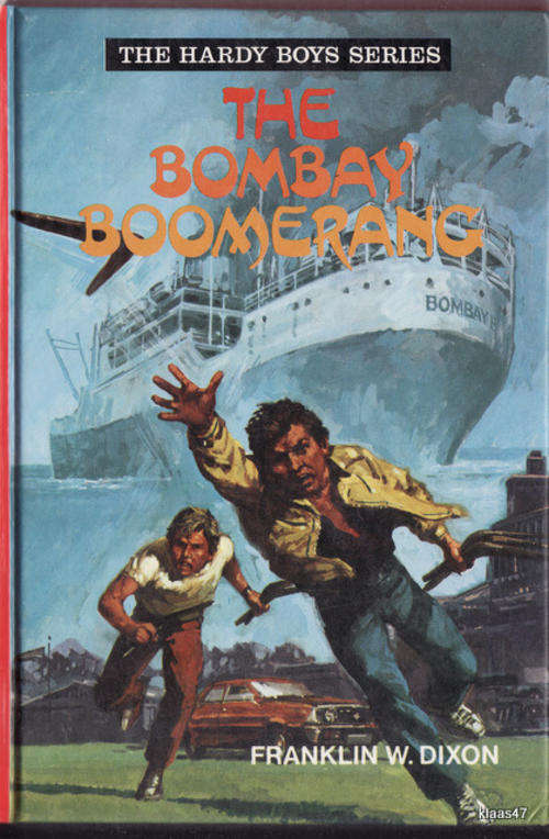 THE BOMBAY BOOMERANG BY  FRANKLIN  W. DIXON  HARDCOVER  THE HARDY BOYS SERIES
