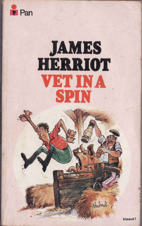 VET IN A SPIN BY JAMES HERRIOT   PAPERBACK 1978 PAGES 222
