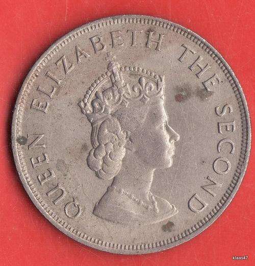 QUEEN ELIZABETH II : BAILIWICK OF JERSEY : FIVE SHILLINGS :1066 -1966