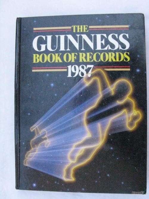 THE GUINNESS BOOK OF RECORDS 1987  HARDCOVER   EDITOR ALAN RUSSELL
