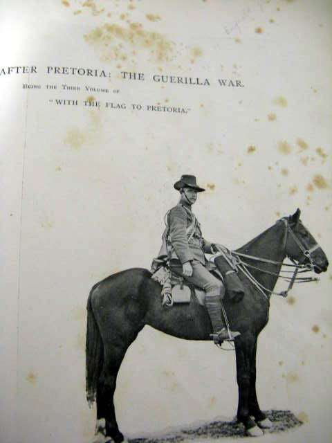 AFTER  PRETORIA  THE GUERILLA WAR  JUNE 1900--JUNE 1902( LOT OF RUST IN THE TWO BOOKS )