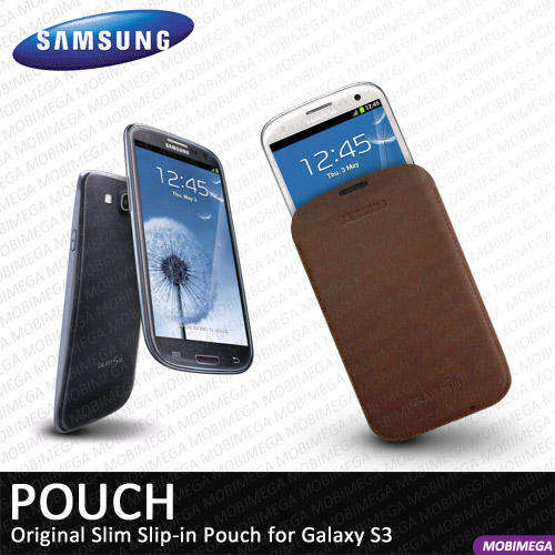 Genuine Samsung Slip Leather Pouch Case Cover Samsung Galaxy S3 / Samsung Galaxy SIII