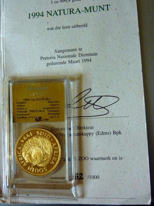 Natura Lion '94 1oz Special Launch (# 62)