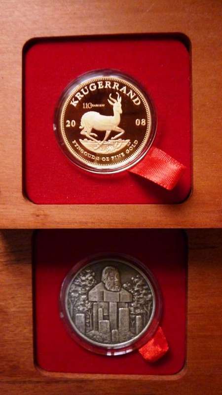 Kruger National Park 110th Birthday '08 Krugerrand Special Launch Set (# 217)