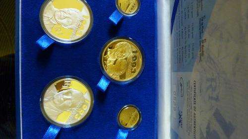Mandela/ de Klerk '07 Protea Proof Set (# 529)
