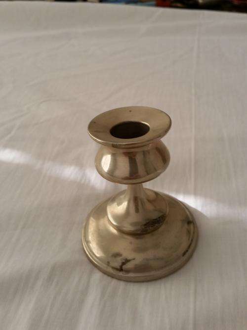 Antique Silver Candleholder