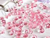 1000 1/3 4.5mm Baby Pink Crystal Confetti (In Stock)
