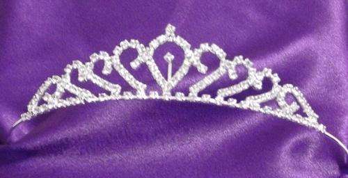 Crystal Rhinestone Tiara (In Stock)
