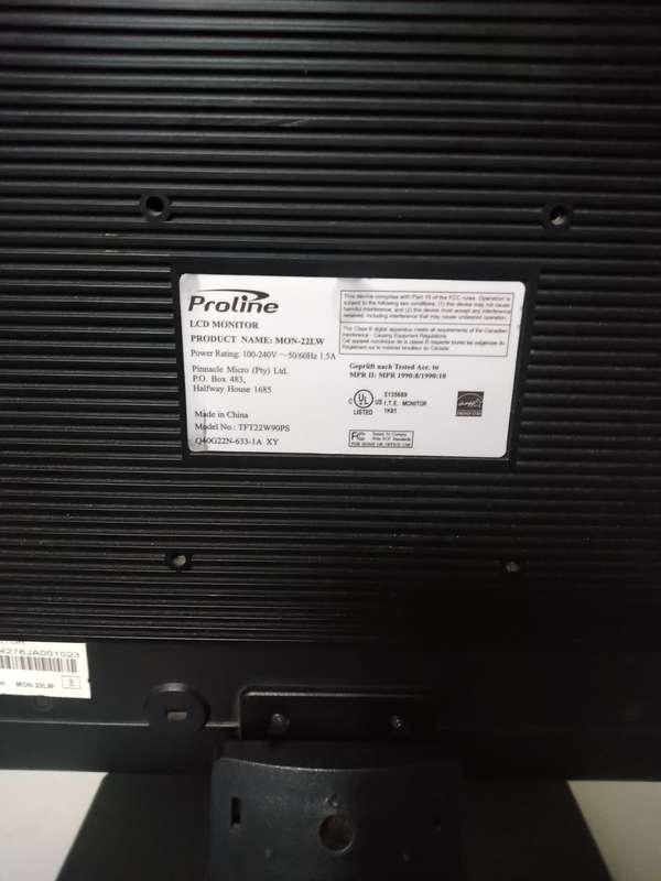 Proline 7" Monitor With Cables