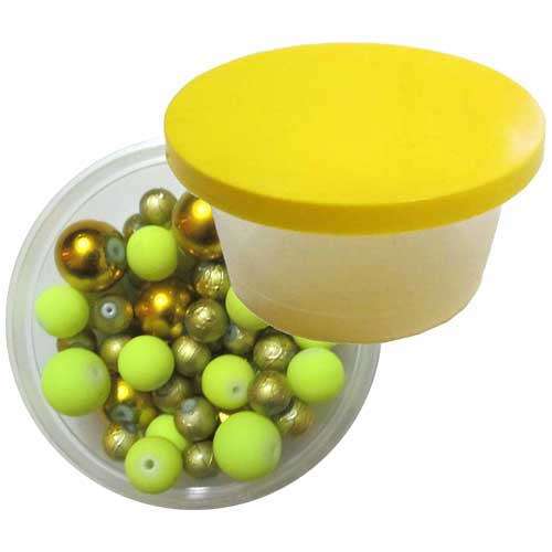 BEAD SOUP Set of 2x Tub 'o Beads av.500pcs (250pcs/tub) range of colours