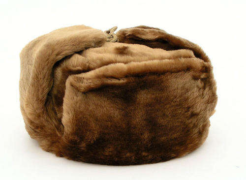 Unisex Brown Russian Ushanka Hat