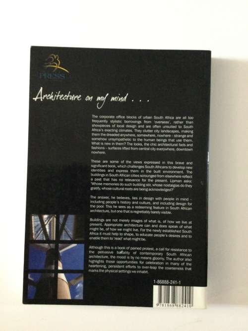 Architecture on my mind, critical readings in design, Alan Lipman, 2003