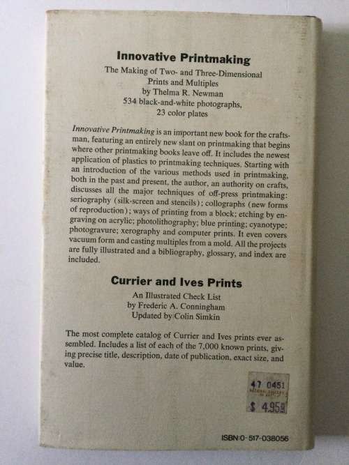 A Guide To The Collecting And Care Of Original Prints, Carl Zigrosser and Christa Gaehde, 1965