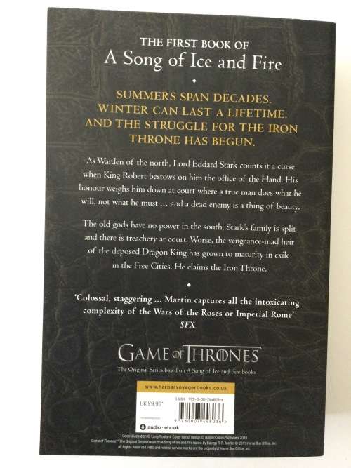 A Game Of Thrones, George RR Martin, 2011