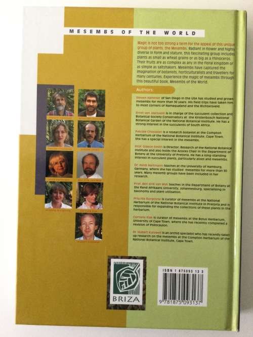 Mesembs Of The World, Gideon F Smith et al, 1998