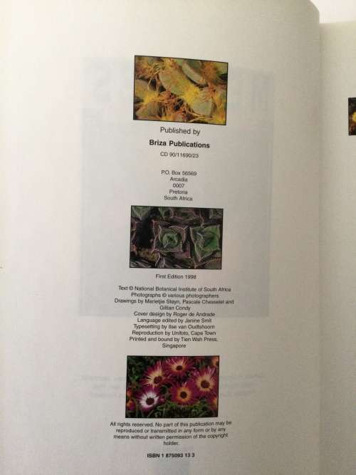 Mesembs Of The World, Gideon F Smith et al, 1998