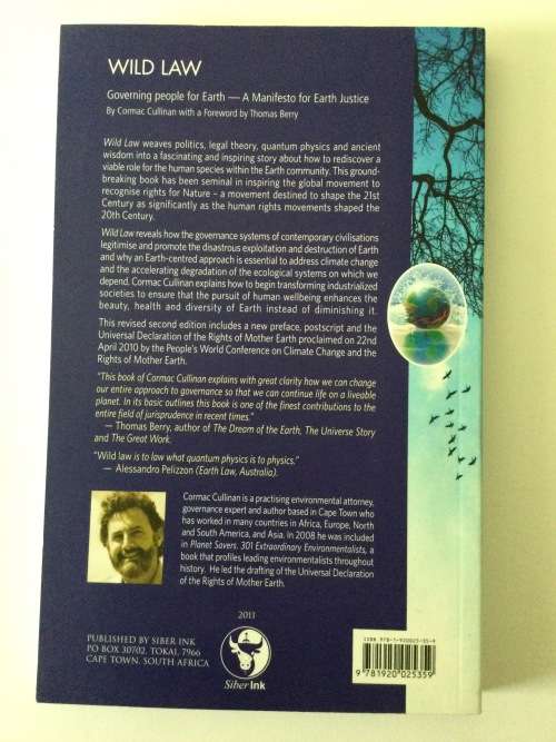 Wild Law, Cormac Cullinan, Second Ed, 2011