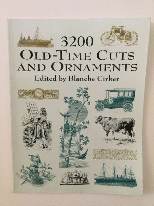 3200 Old-Time Cuts And Ornaments, Ed Blanche Cirker, 2001
