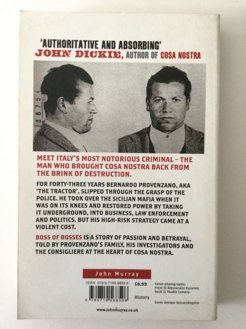 Boss Of Bosses, how one man saved the Sicilian mafia, Clare Longrigg, 2008