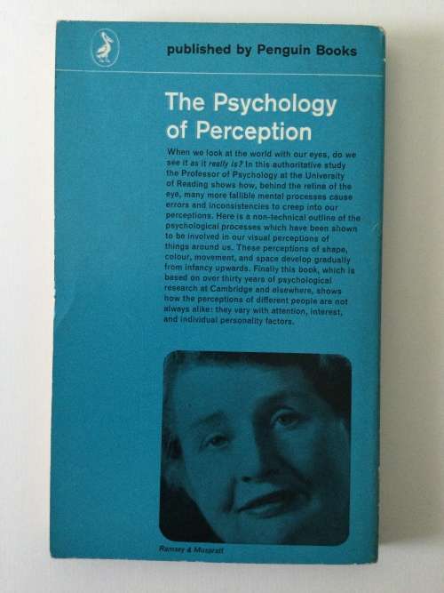 The Psychology Of Perception, MD Vernon, 1965