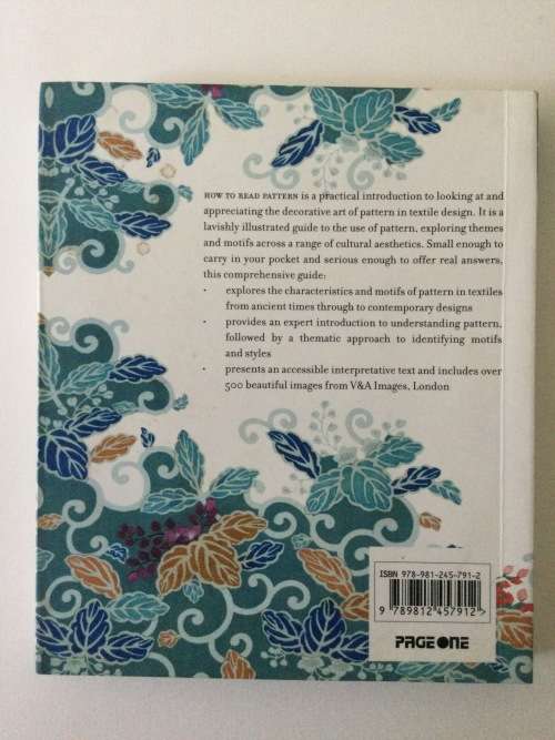 How To Read Pattern, a crash course in textile design, Clive Edwards, 2009