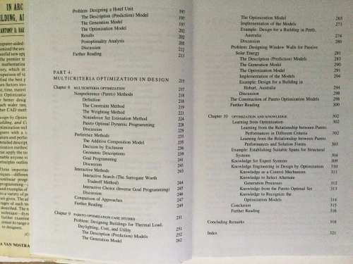 Design By Optimization In Architecture, Building, And Construction, AD Radford and JS Gero, 1988