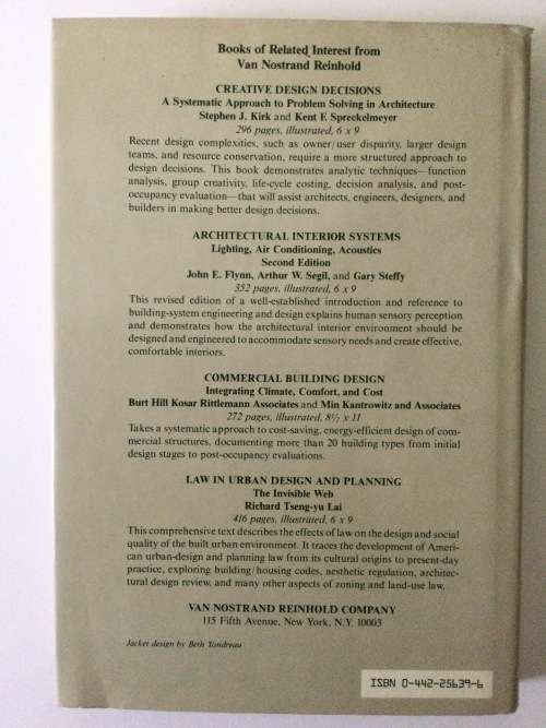 Design By Optimization In Architecture, Building, And Construction, AD Radford and JS Gero, 1988