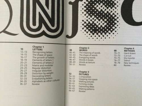 Designing With Letters, Bruce Robertson, 1989
