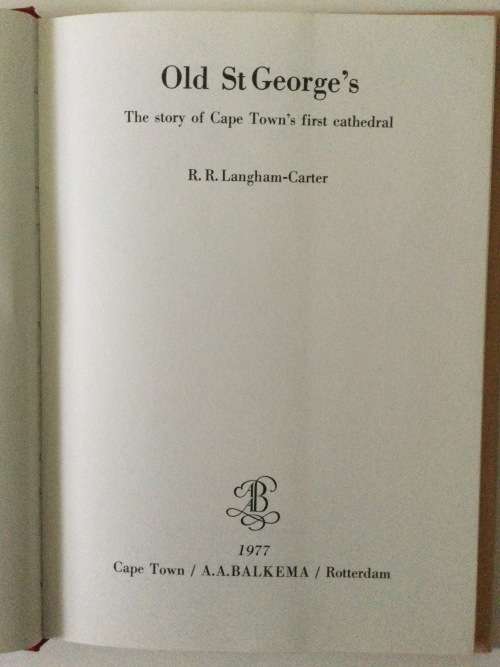 Old St. George`s, RR Langham-Carter, 1977