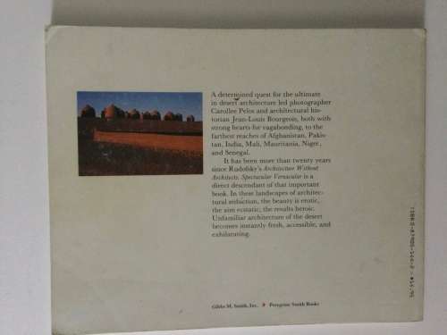 Spectacular Vernacular, a new appreciation of traditional desert architecture, JP Bourgeois, 1983
