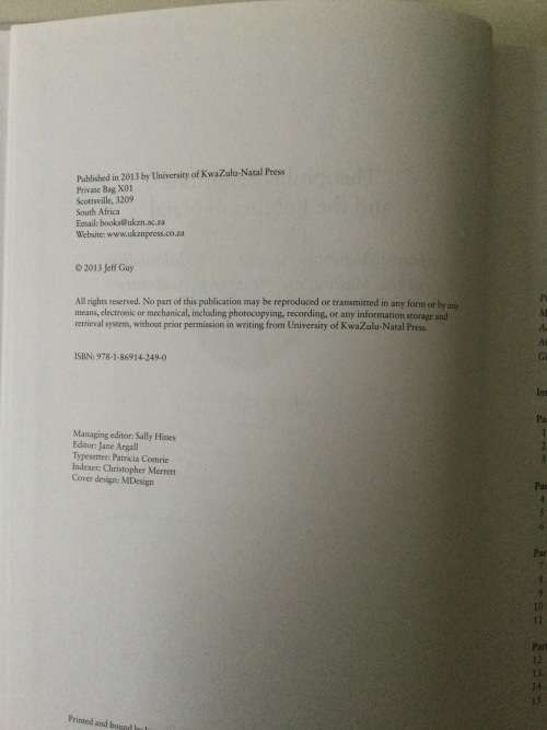 Theophilus Shepstone and the Forging of Natal, Jeff Guy, 2013, first edition