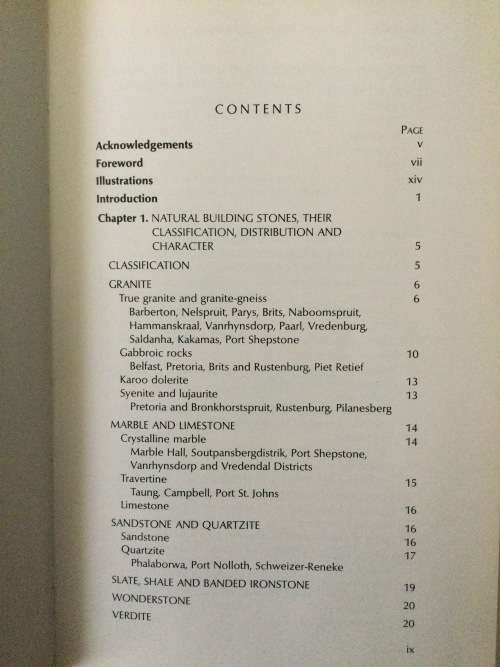 Handbook of South African Natural Building Stone, NBRI, 1985, second edition