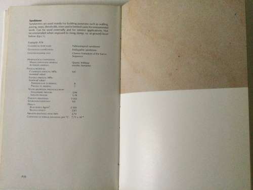 Handbook of South African Natural Building Stone, NBRI, 1985, second edition